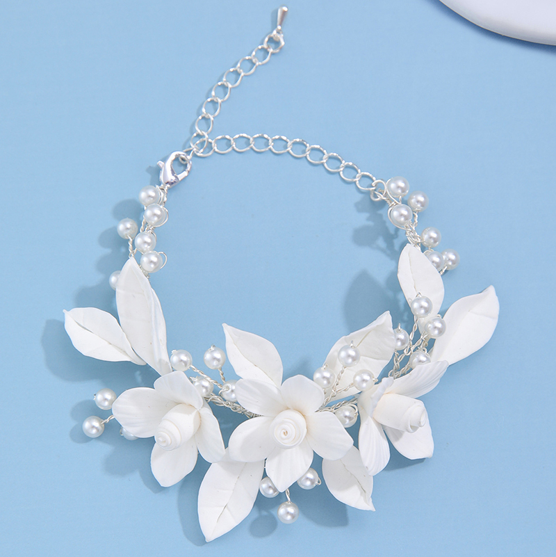 Snake Plant Ceramic - Ins Ton Blume Braut Armband handgemachte