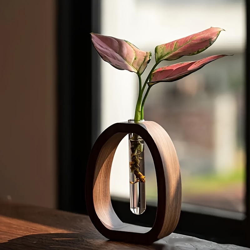 Snake Plant Ceramic - 1pc Walnuss Massivholz Blume Set Hotel