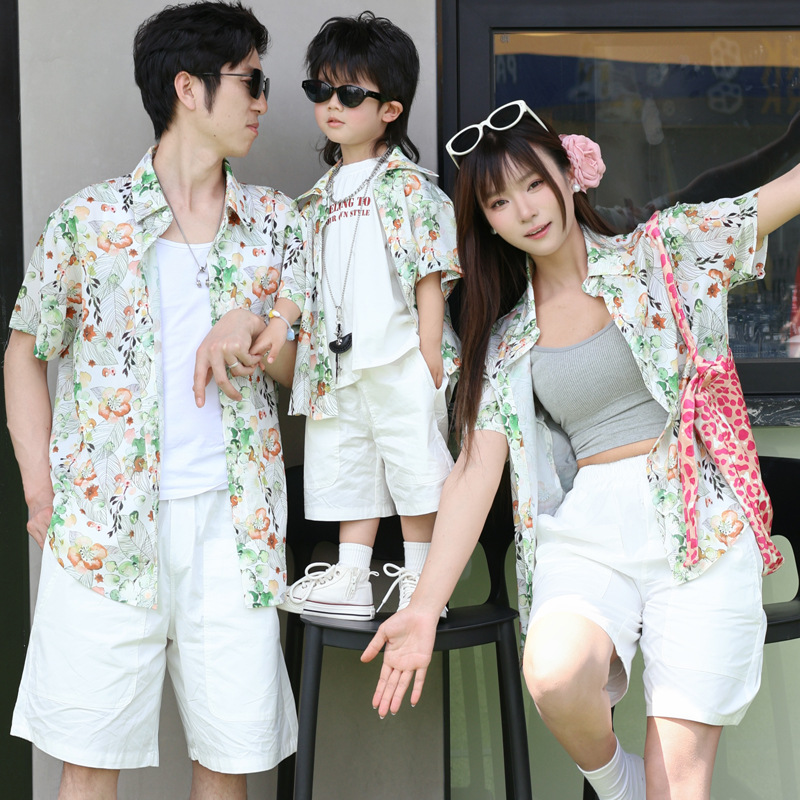 Plant Parent Shirt - Urlaubs-Look, Eltern-Kind-Blumenhemd für die ganze Familie,