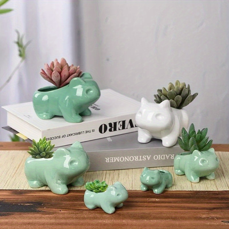 Snake Plant Ceramic - Kreativer Mini-Blumentopf aus Keramik, Sukkulenten-Übertopf, Blumentopf