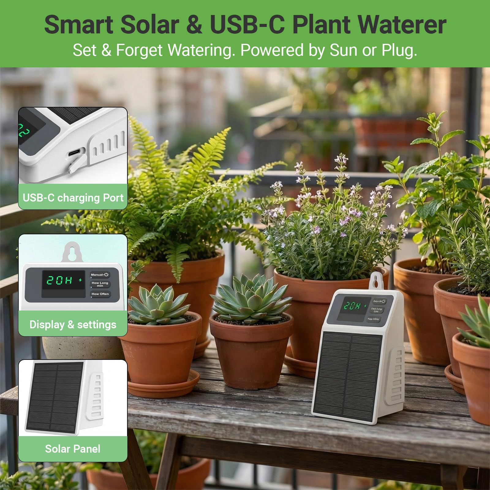 Verbessertes Solarbetriebenes  – Plant Parent Kit Bewertung und Preis