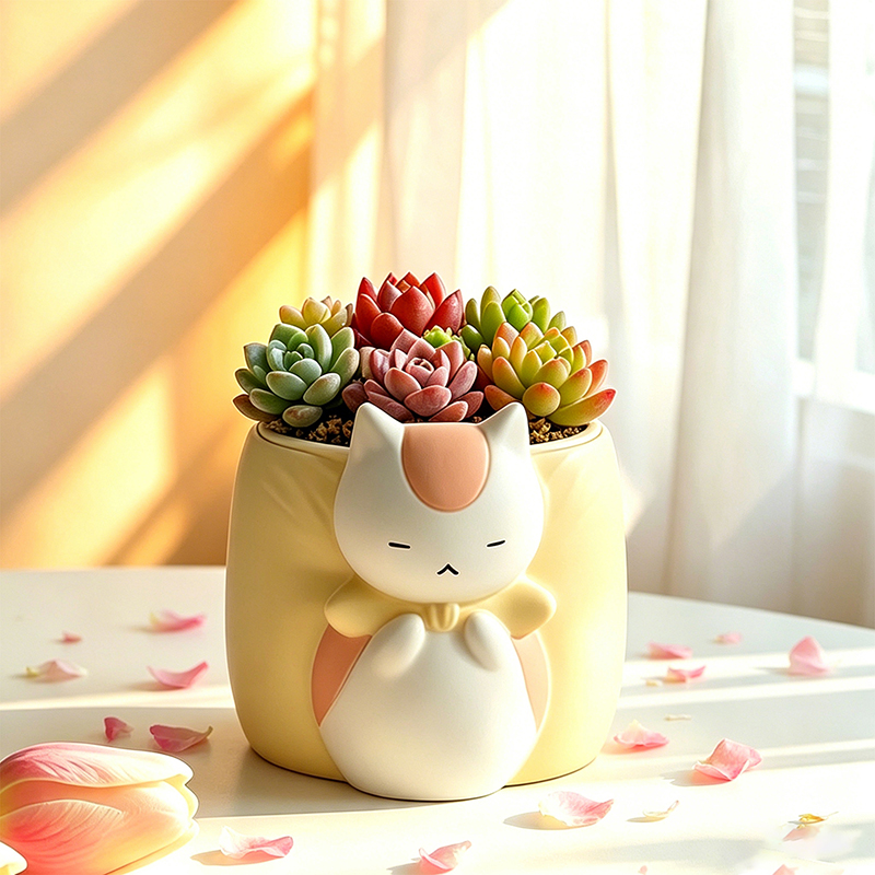 Schläfrige Mollige Katze Harz- – Snake Plant Ceramic Bewertung und Preis