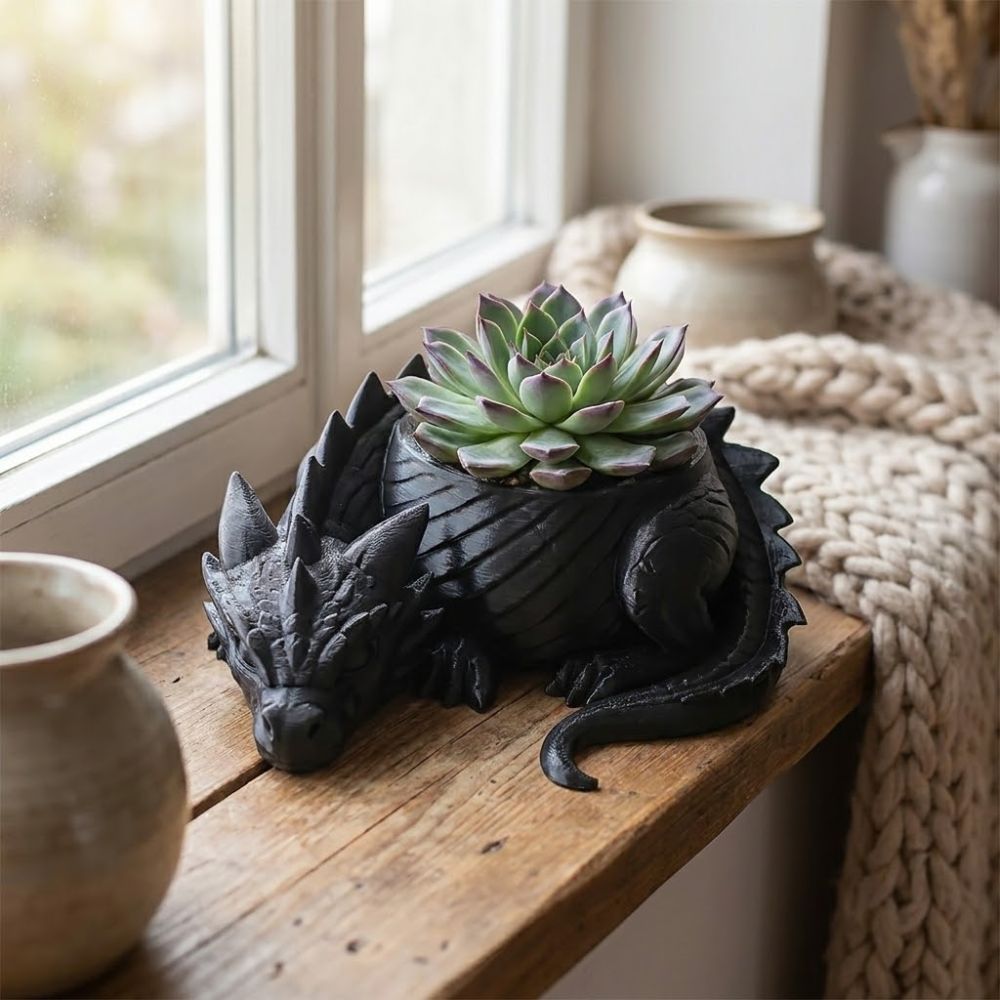 3D-Gedruckter Drachenförmiger  – Snake Plant Ceramic Bewertung und Preis