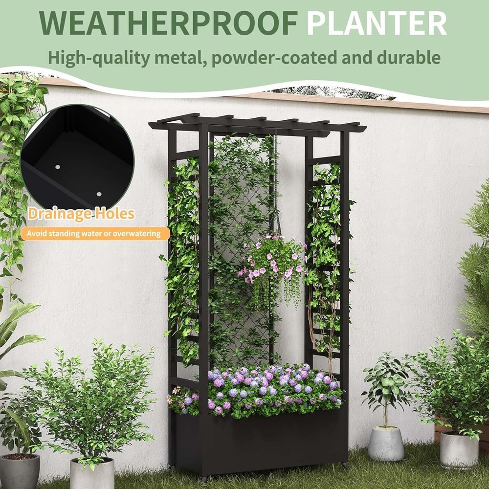 Hochbeet mit Rankgitter und Hä – Plants X Bewertung und Preis