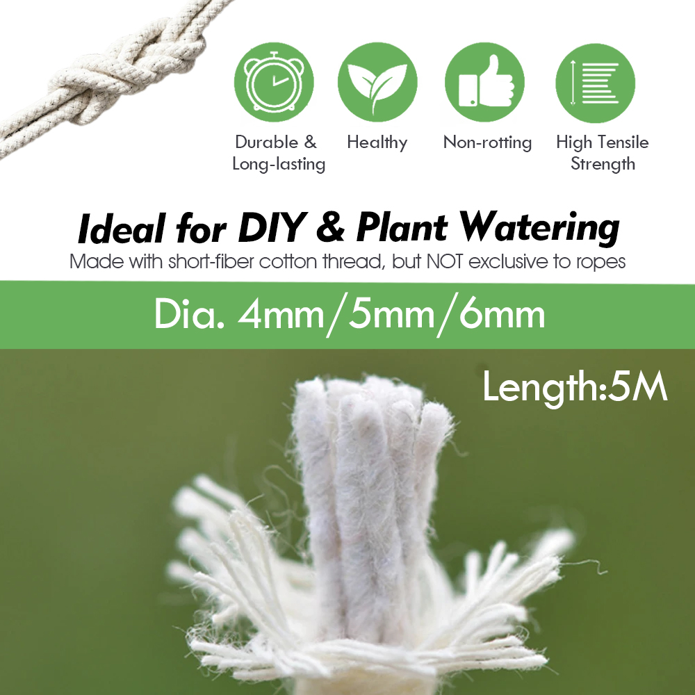 /6mm selbst bewässernde Baumwo – Plant Parent Kit Bewertung und Preis